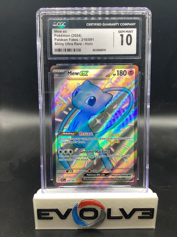 Mew ex (216/091) [Pokemon Scarlet & Violet: Paldean Fates] CGC 10