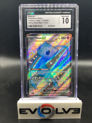 Mew ex (216/091) [Pokemon Scarlet & Violet: Paldean Fates] CGC 10