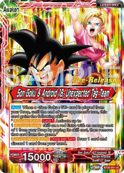 Son Goku // Son Goku & Android 18, Unexpected Tag Team (BT26-001) [Ultimate Advent Prerelease Promos]