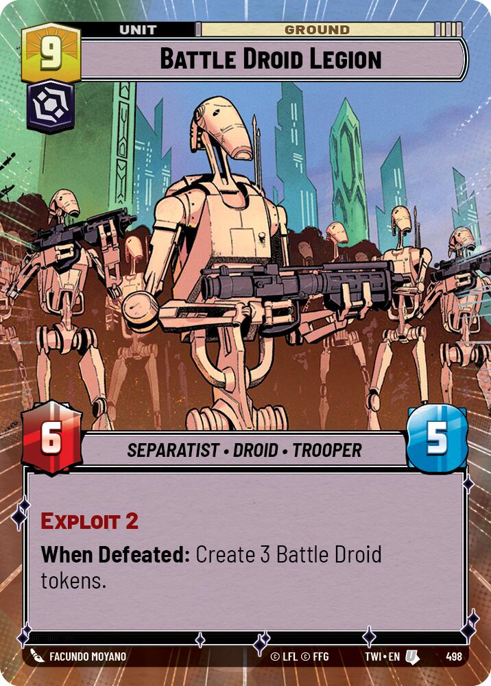 Battle Droid Escort (Hyperspace) (5) [Twilight of the Republic]