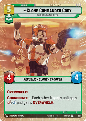 Clone Commander Cody - Commanding the 212th (Hyperspace) (384) [Twilight of the Republic]