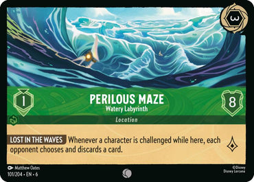 Perilous Maze - Watery Labyrinth (101/204) [Azurite Sea]