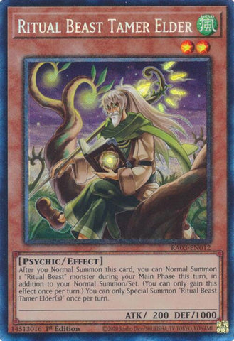 Ritual Beast Tamer Elder (CR) [RA03-EN012] Prismatic Collector's Rare