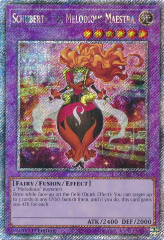 Schuberta the Melodious Maestra (Platinum Secret Rare) [RA03-EN034] Platinum Secret Rare