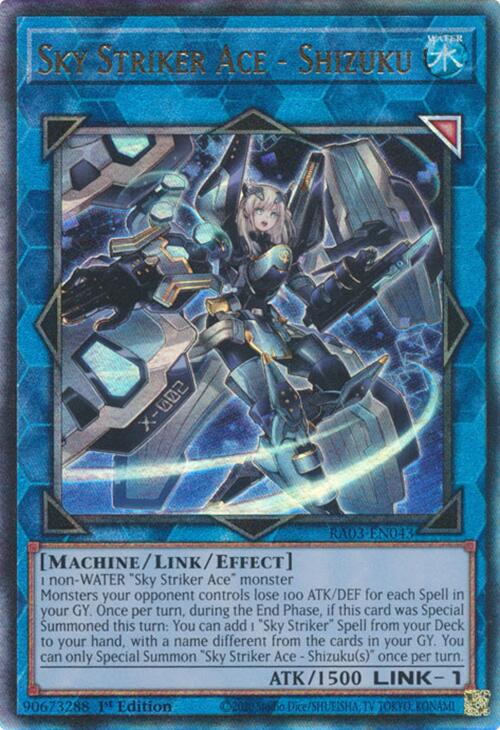 Sky Striker Ace - Shizuku (UTR) [RA03-EN043] Prismatic Ultimate Rare