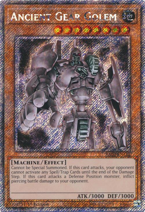 Ancient Gear Golem (Platinum Secret Rare) [RA03-EN151] Platinum Secret Rare