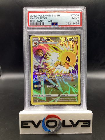 Jolteon (TG04/TG30) [Pokemon Sword & Shield: Brilliant Stars Trainer Gallery] PSA 9