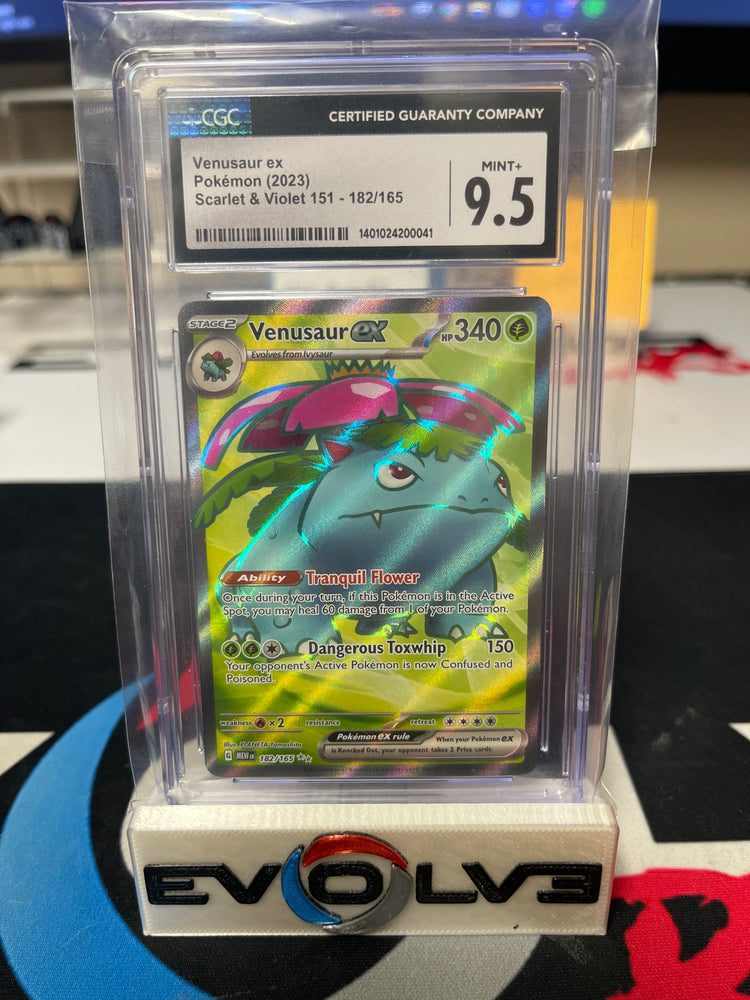 Venusaur ex (182/165) [Pokémon SV:151] CGC 9.5