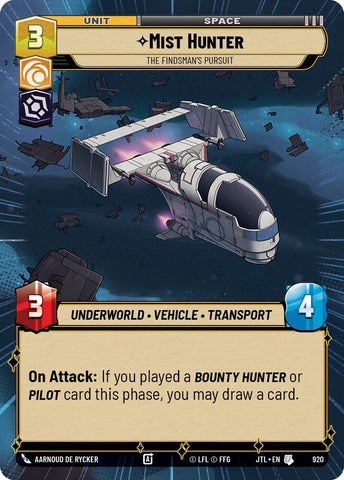 Mist Hunter - The Findsman's Pursuit (920) (Hyperspace Foil) (920) [Jump to Lightspeed]