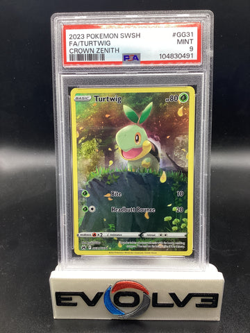 Turtwig (GG31/GG70) [Pokemon Sword & Shield: Crown Zenith Galarian Gallery] PSA 9