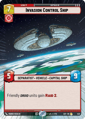 Invasion Control Ship (433) (Hyperspace) (433) [Legends of the Force]