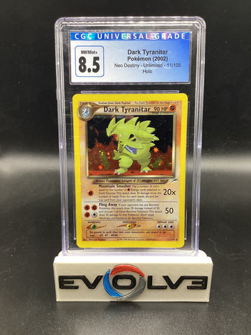 Dark Tyranitar (11/105) [Pokemon: Neo Destiny] CGC 8.5