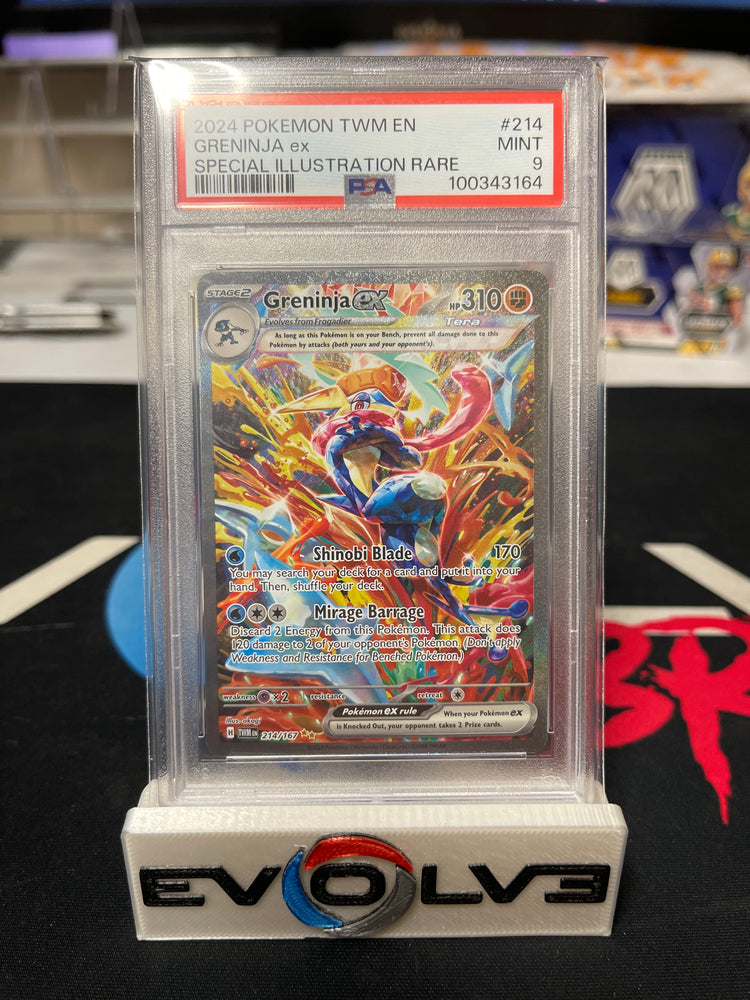 Greninja ex (214/167) [Scarlet & Violet: Twilight Masquerade] PSA 9