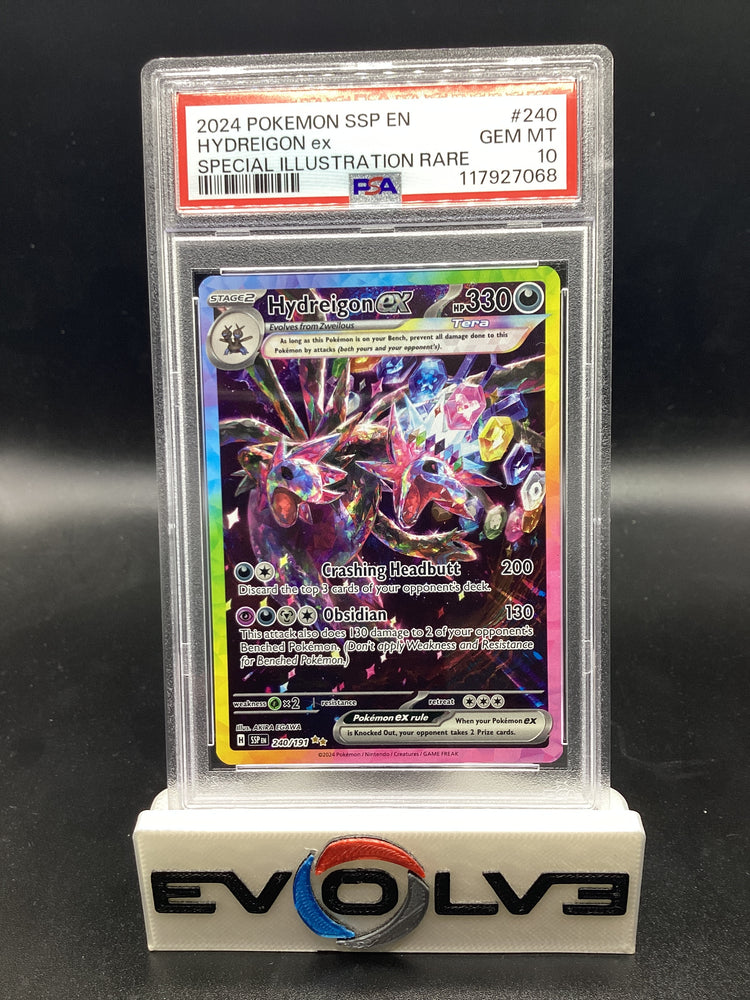 Hydreigon ex (240/191) [Pokemon Scarlet & Violet: Surging Sparks] PSA 10