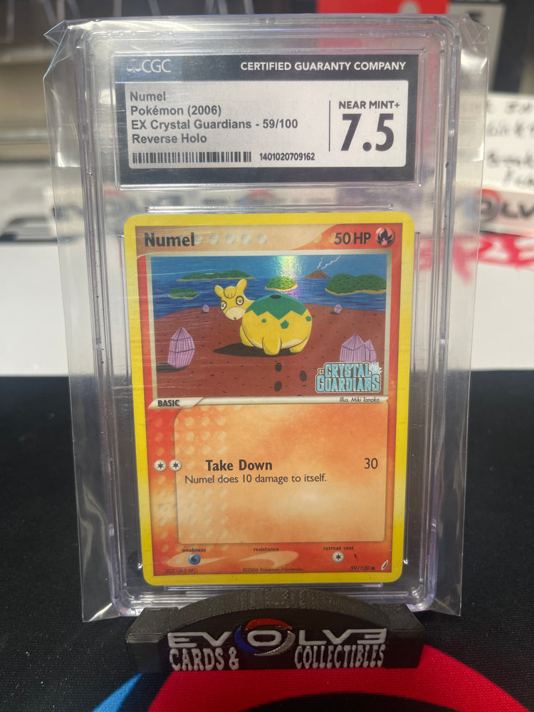 Numel Reverse Holo (059/100) [EX Crystal Guardians] CGC 7.5