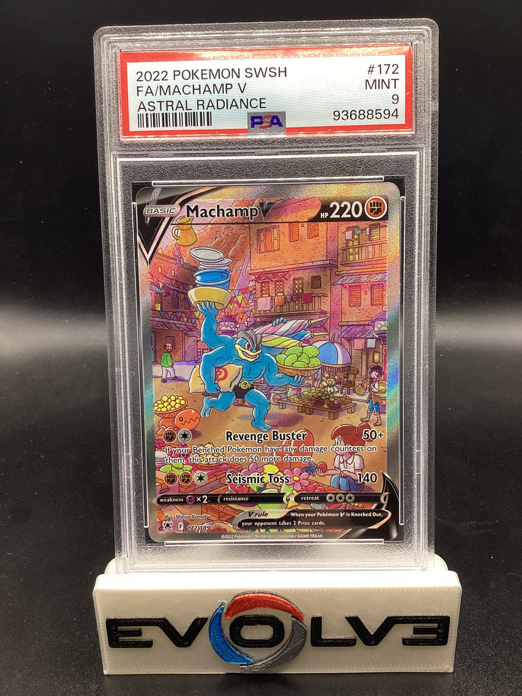 Machamp V (172/189) [Pokemon Sword & Shield: Astral Radiance] PSA 9