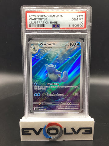 Wartortle (171/165) [Pokemon Scarlet & Violet: 151] PSA 10