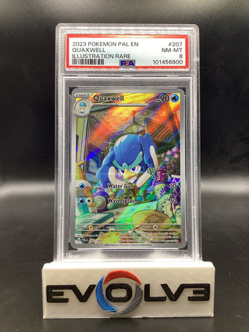 Quaxwell (207/193) [Pokemon Scarlet & Violet: Paldea Evolved] PSA 8