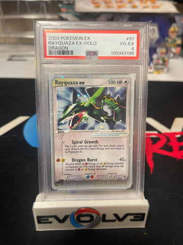 Rayquaza ex (97/97) [Pokémon EX: Dragon] PSA 4