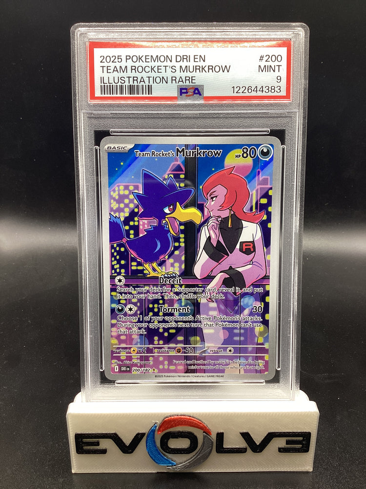 Team Rocket's Murkrow (200/182) [Pokemon Scarlet & Violet: Destined Rivals] PSA 9