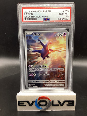 Latios (203/191) [Pokemon Scarlet & Violet: Surging Sparks] PSA 10