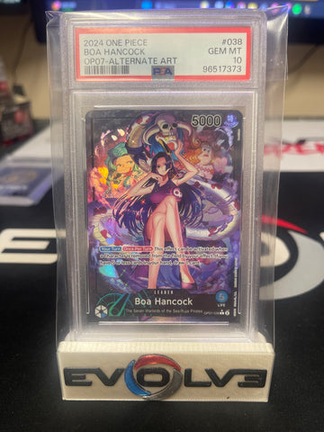 2024 One Piece - Boa Hancock OP07 Alt Art - PSA 10