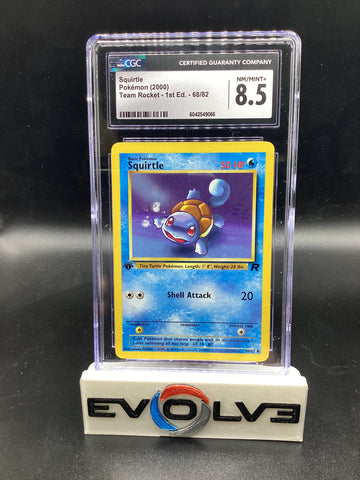 Squirtle - 1st Edition (68/82) [Pokemon: Team Rocket 1st Edition] CGC 9.5