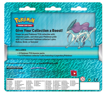 Collector's Pin 3-Pack Blister (Suicune)