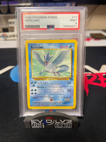 Articuno (017/062) [Pokémon: Fossil] PSA 9