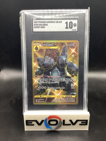 Coalossal (198/189) [Pokemon Sword & Shield: Darkness Ablaze] SGC 10