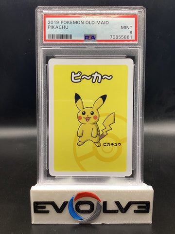 Pikachu [Japanese Pokemon: Old Maid] PSA 9