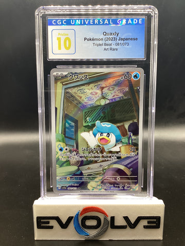 Quaxly (081/073) [Japanese Pokemon: Triplet Beat] CGC Pristine 10
