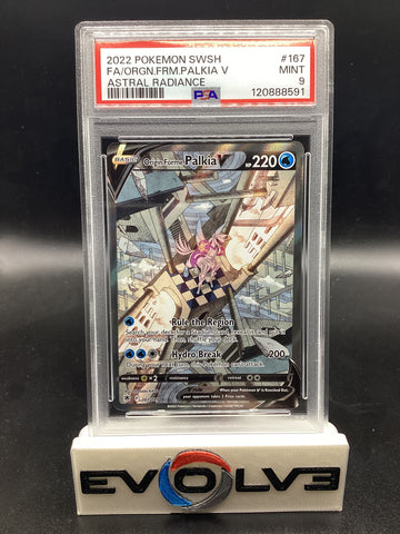 Origin Forme Palkia V (167/189) [Pokemon Sword & Shield: Astral Radiance] PSA 9
