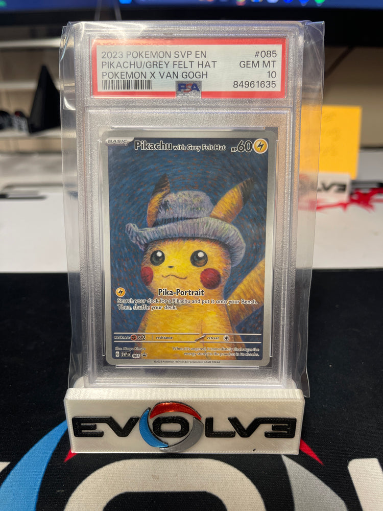 Pikachu with Grey Felt Hat (085) [Pokémon x Van Gogh] PSA 10