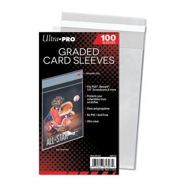 ultra pro Graded Card Resealable Sleeves (100ct) (100 Count Pack)