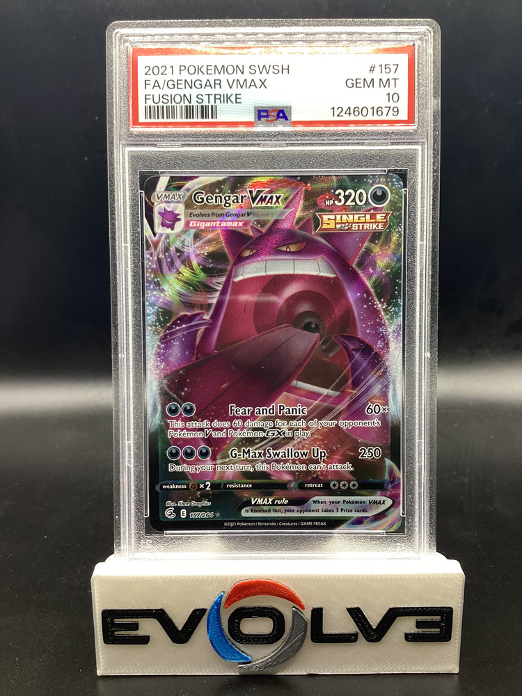 Gengar VMAX (157/264) [Pokemon Sword & Shield: Fusion Strike] PSA 10