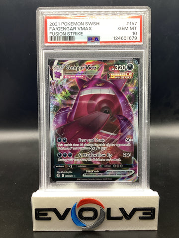 Gengar VMAX (157/264) [Pokemon Sword & Shield: Fusion Strike] PSA 10