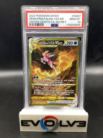 Origin Forme Palkia VSTAR (GG67/GG70) [Pokemon Sword & Shield: Crown Zenith Galarian Gallery] PSA 10