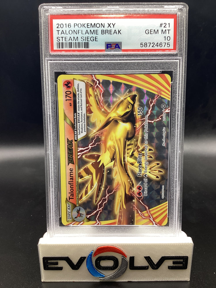 Talonflame BREAK (21/114) [Pokemon X & Y: Steam Siege] PSA 10