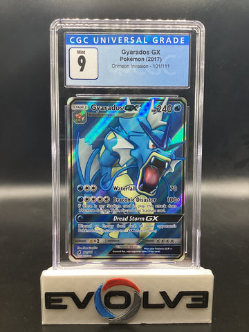Gyarados GX (101/111) [Pokemon Sun & Moon: Crimson Invasion] PSA 9
