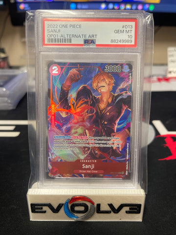 2022 One Piece - Sanji OP01 Alt Art - PSA 10