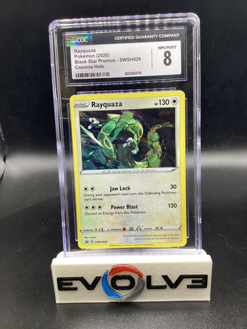 Rayquaza (SWSH029) [Pokemon Sword & Shield: Black Star Promos] CGC 8