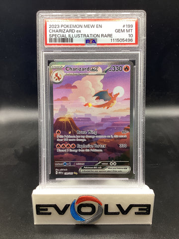 Charizard ex (199/165) [Pokemon Scarlet & Violet: 151] PSA 10