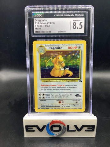 Dragonite (4/62) [Pokemon: Fossil] CGC 8.5