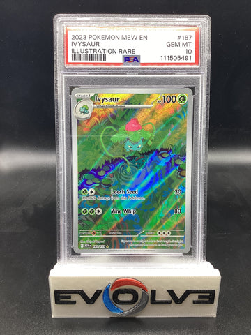 Ivysaur (167/165) [Pokemon Scarlet & Violet: 151] PSA 10