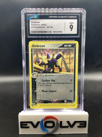 Umbreon (24/100) [Pokemon EX: Sandstorm] CGC 9