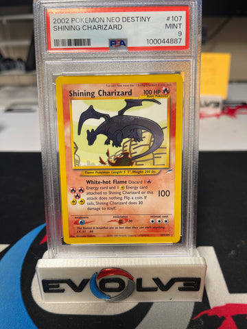 Shining Charizard (107/105) [Pokémon Neo Destiny] PSA 9