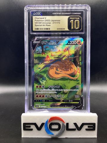 Charizard V (211/172) [Japanese Pokemon: VSTAR Universe] CGC Pristine 10