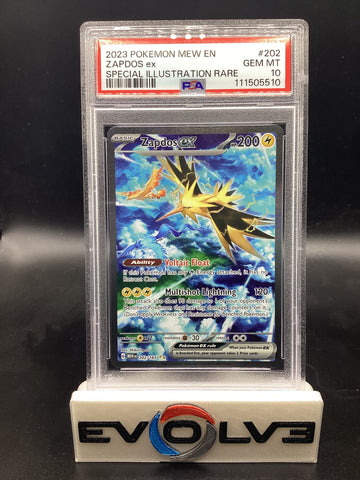 Zapdos ex (202/165) [Pokemon Scarlet & Violet: 151] PSA 10
