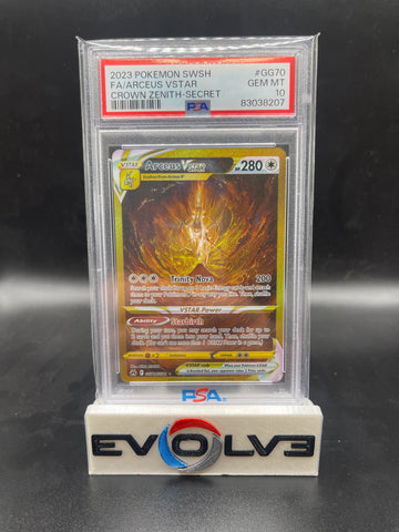 Arceus VSTAR (GG70/GG70) [Sword & Shield: Crown Zenith] PSA 10